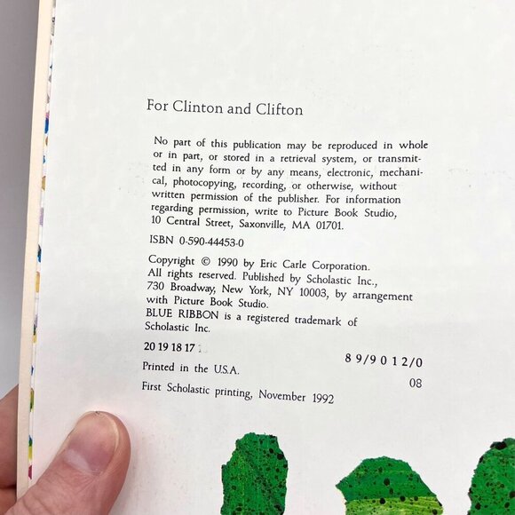 Eric Carle Pancakes Pancakes 1992 Vintage Scholastic Large Book - Picture 3 of 8